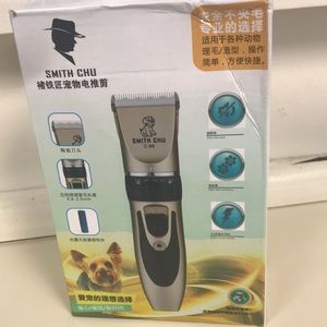 Dog clippers/never used/box is a little bent in from shipment a year ago